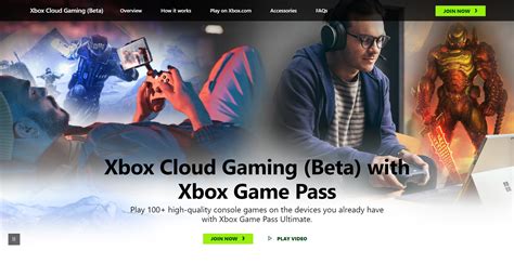 Xbox Cloud Gaming (Beta) em Xbox.com